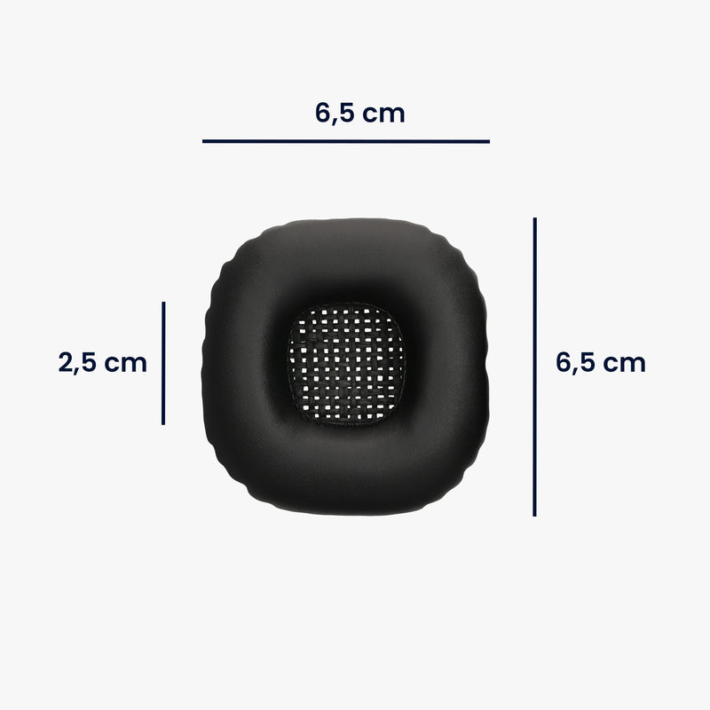 kwmobile Ohr Polster für Marshall Major II / Major 2 Ohrpolster Ersatz Ohrpolster Kopfhörer Ersatzteile Kopfhörer Ersatzpolster für Over Ear Headphones
