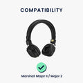 kwmobile Ohr Polster für Marshall Major II / Major 2 Ohrpolster Ersatz Ohrpolster Kopfhörer Ersatzteile Kopfhörer Ersatzpolster für Over Ear Headphones