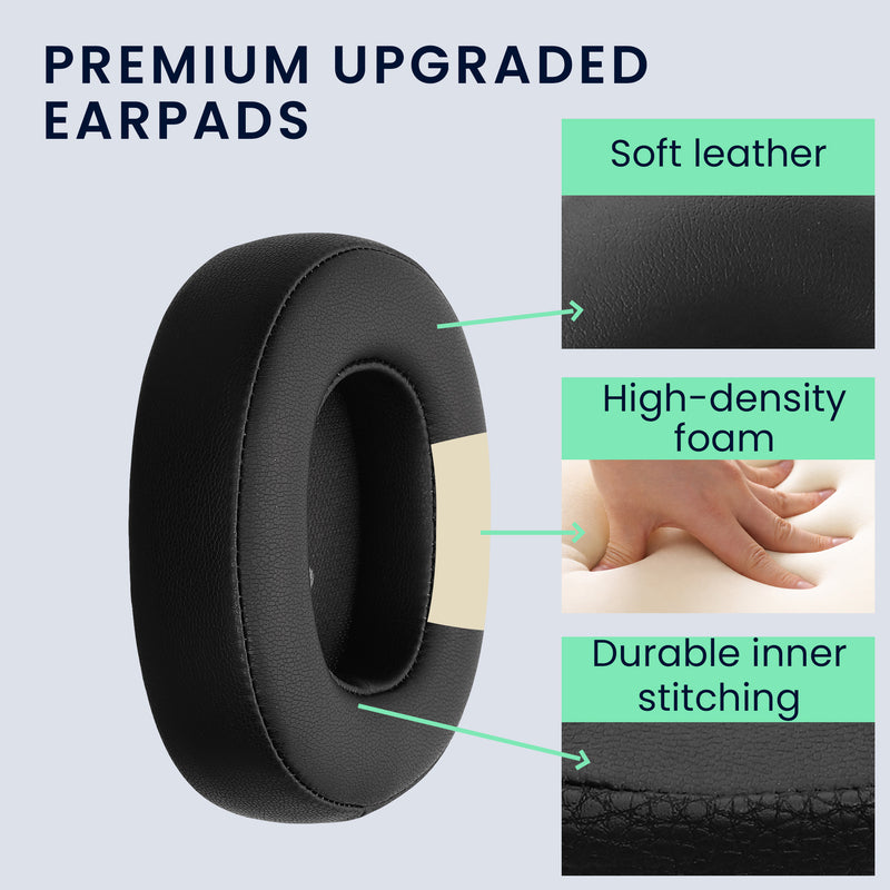 kwmobile Ohr Polster für JBL Tune T760NC / T750BTNC / T710BT / T700BT Ohrpolster Ersatzteile Kopfhörer Ersatzpolster für Over Ear Headphones