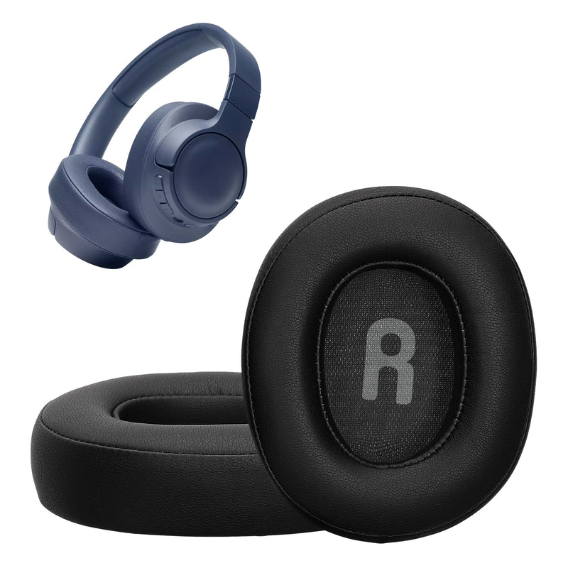 kwmobile 2x Ohr Polster für JBL Tune T760NC / T750BTNC / T710BT / T700BT Ohrpolster - Ersatz Ohrpolster - Kopfhörer Ersatzteile - Kopfhörer Ersatzpolster für Over Ear Headphones Schwarz  