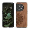 Holz Hardcase mit TPU Bumper für OnePlus 11 Aufgehende Sonne