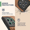Holz Hardcase mit TPU Bumper für OnePlus 11 Aufgehende Sonne