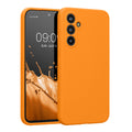 kwmobile Hülle kompatibel mit Samsung Galaxy A54 5G - Hülle Silikon gummiert - Handyhülle - Handy Case in Fruity Orange Fruity Orange  