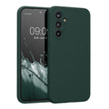 kwmobile Hülle kompatibel mit Samsung Galaxy A54 5G - Hülle Silikon gummiert - Handyhülle - Handy Case in Moosgrün Moosgrün  