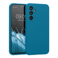kwmobile Hülle kompatibel mit Samsung Galaxy A54 5G - Hülle Silikon gummiert - Handyhülle - Handy Case in Blue Reef Blue Reef  
