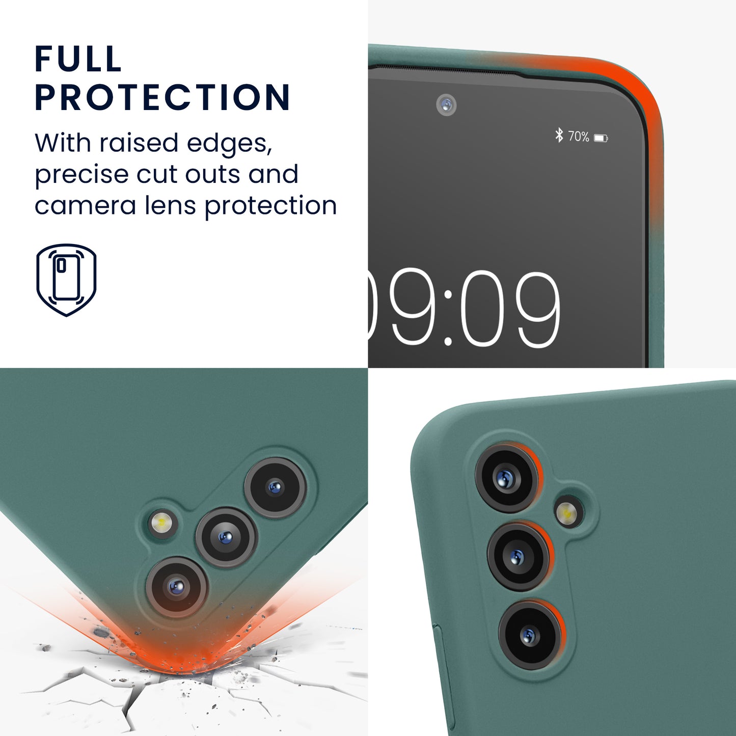 Samsung Galaxy A54 5G Silikon Handyhülle mit Kameraschutz