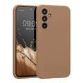 kwmobile Hülle kompatibel mit Samsung Galaxy A54 5G - Hülle Silikon gummiert - Handyhülle - Handy Case in Cappuccino Cappuccino  