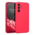 kwmobile Hülle kompatibel mit Samsung Galaxy A54 5G - Hülle Silikon gummiert - Handyhülle - Handy Case in Neon Pink Neon Pink  