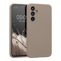 kwmobile Hülle kompatibel mit Samsung Galaxy A54 5G - Hülle Silikon gummiert - Handyhülle - Handy Case in Taupe Taupe  