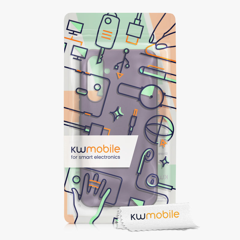 Samsung Galaxy A54 5G Silikon Handyhülle Metallic
