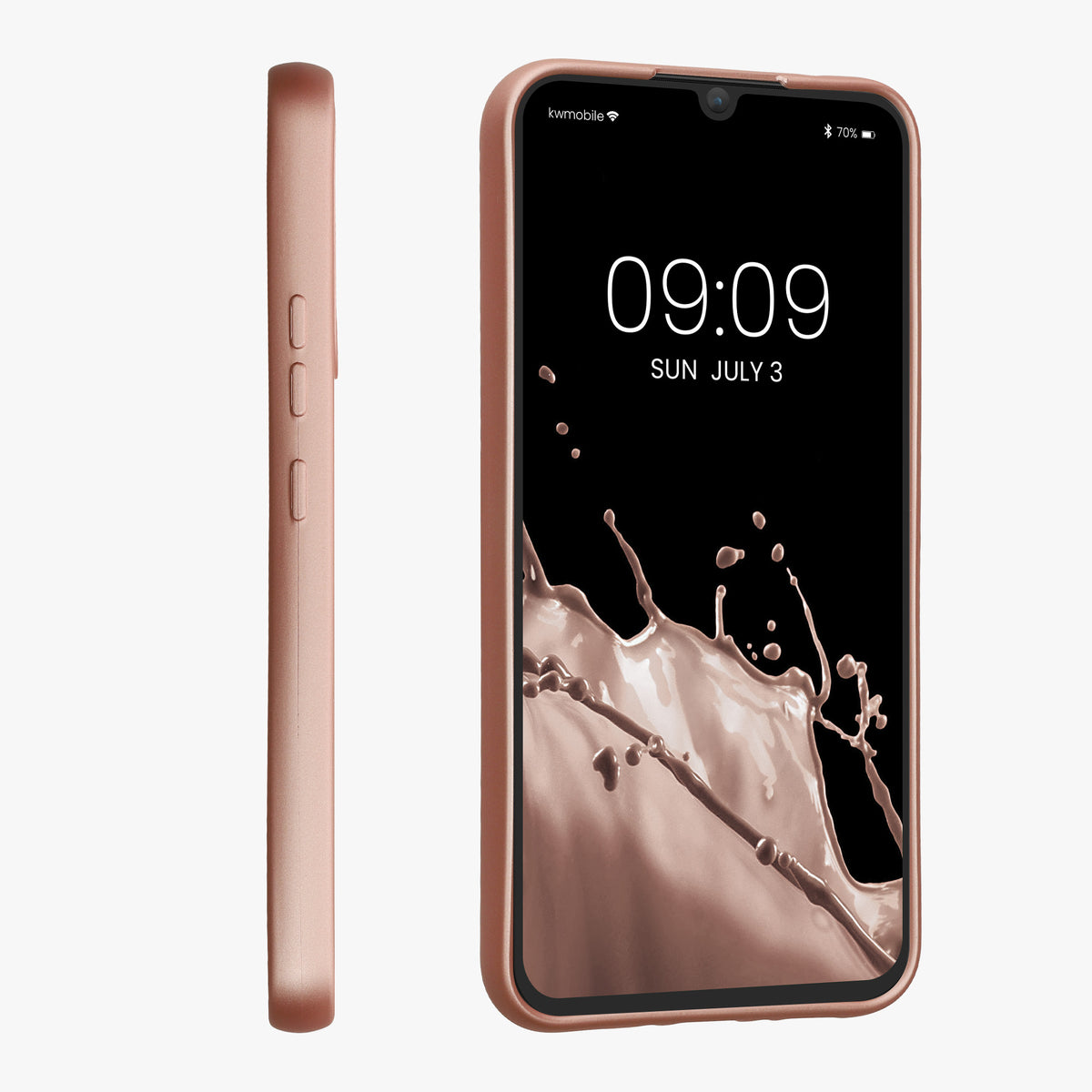 Samsung Galaxy A34 5G Silikon Handyhülle Metallic