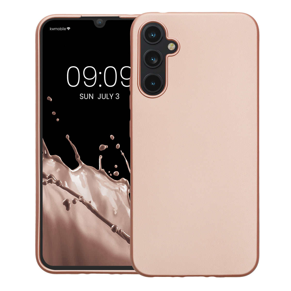 Samsung Galaxy A34 5G Silikon Handyhülle Metallic
