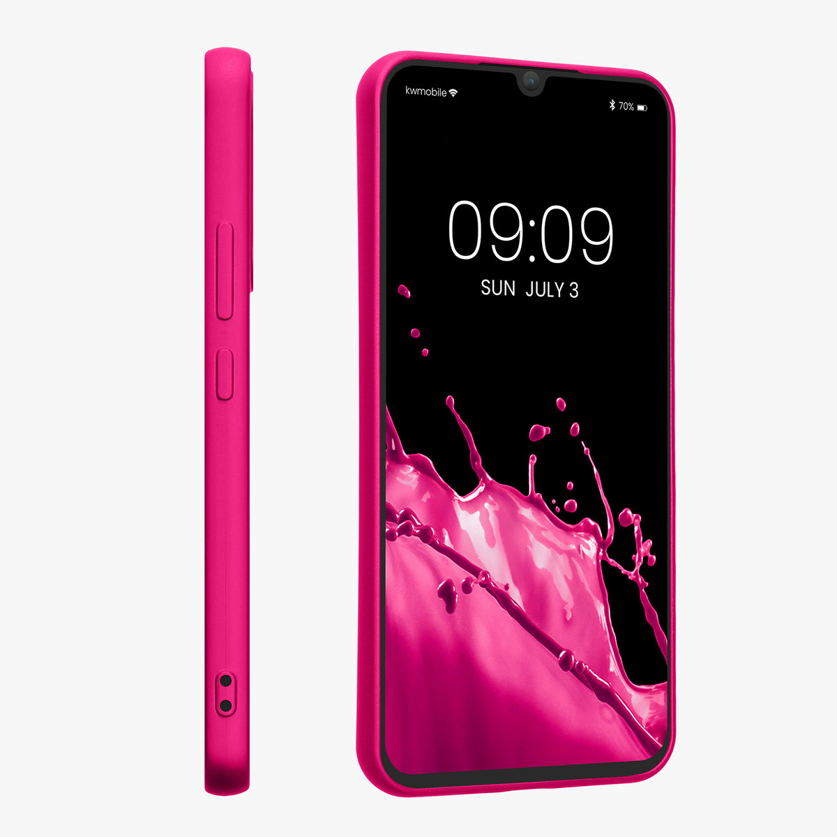 Samsung Galaxy A34 5G Silikon Handyhülle Metallic