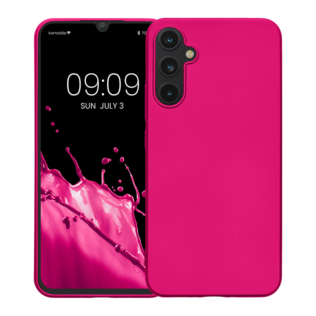Samsung Galaxy A34 5G Silikon Handyhülle Metallic