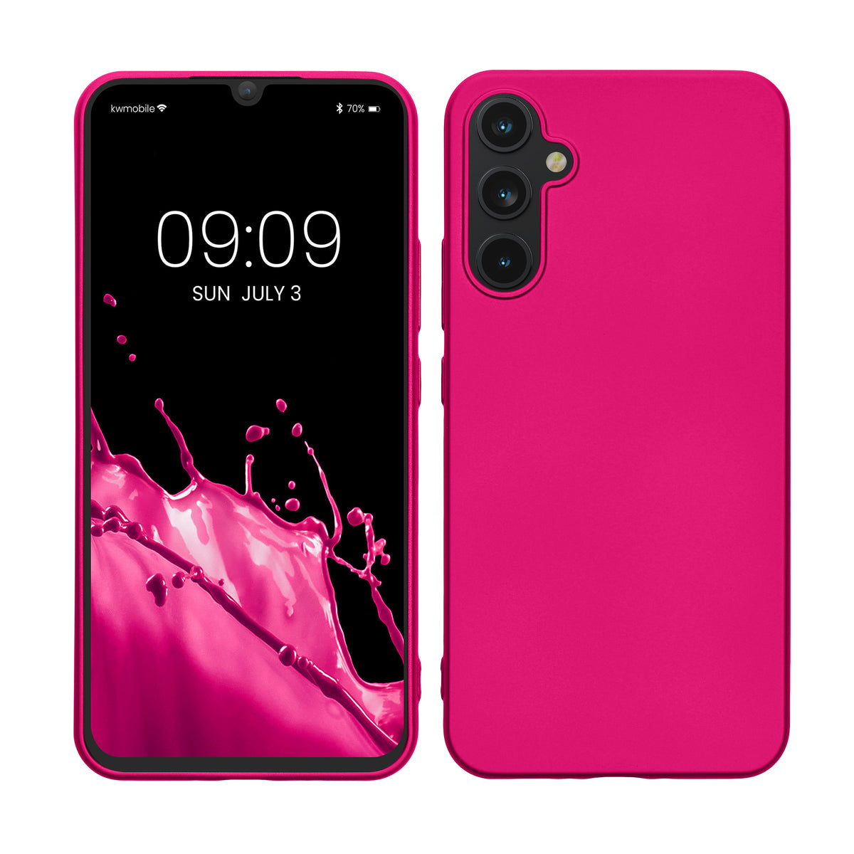 Samsung Galaxy A34 5G Silikon Handyhülle Metallic