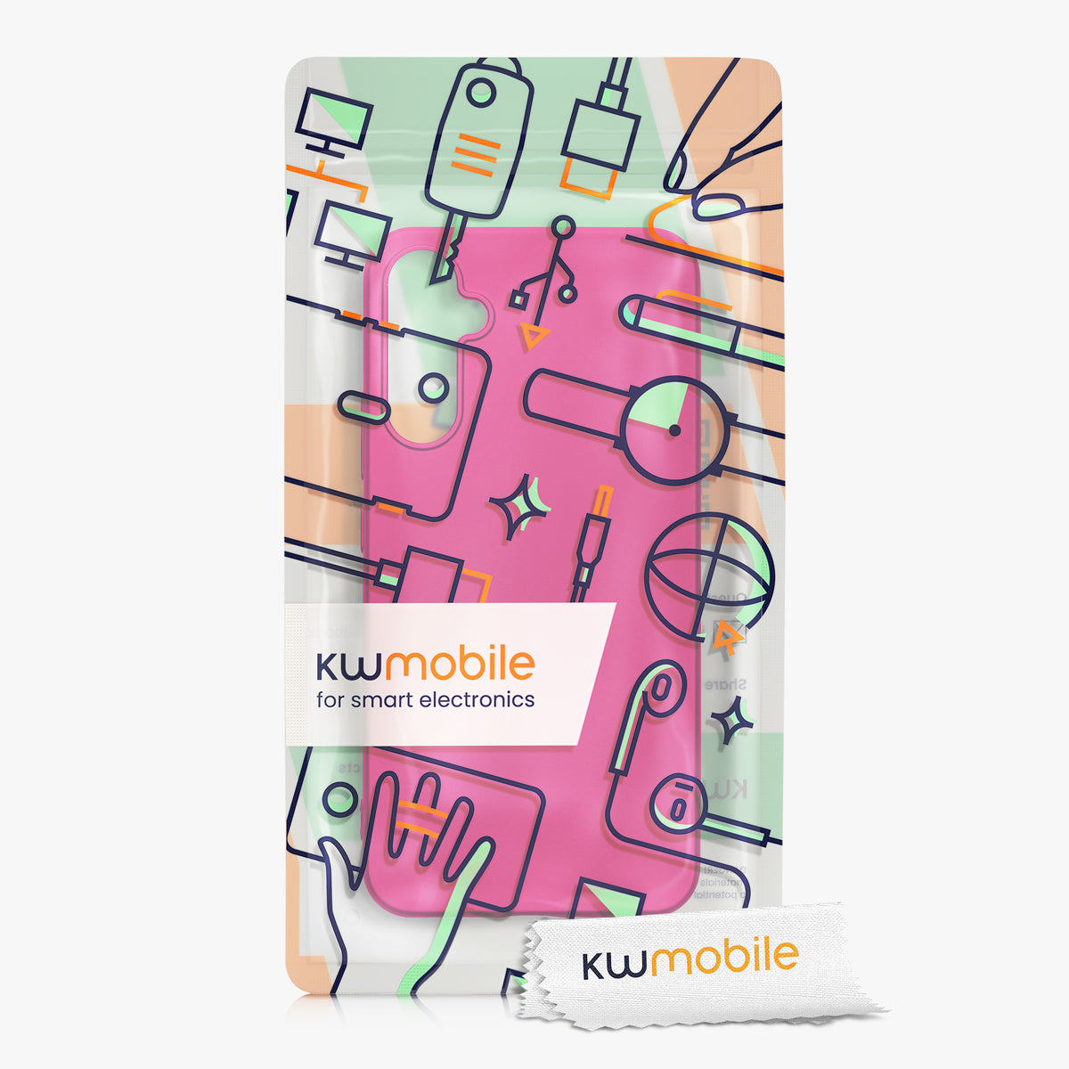 Samsung Galaxy A34 5G Silikon Handyhülle Metallic