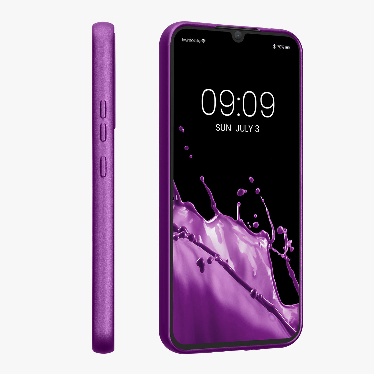 Samsung Galaxy A34 5G Silikon Handyhülle Metallic