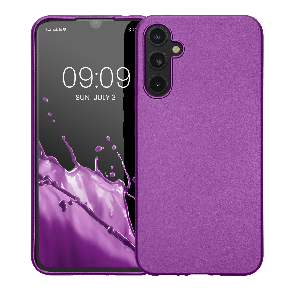 Samsung Galaxy A34 5G Silikon Handyhülle Metallic