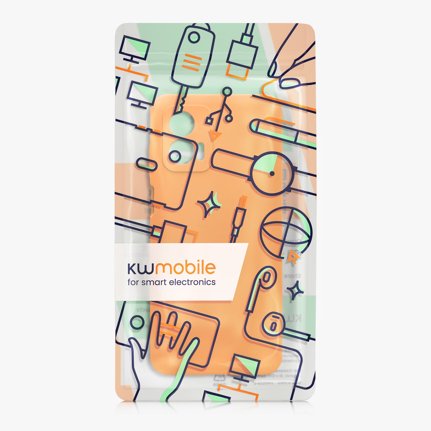 Gummierte Silikon Hülle mit Kameraschutz für Motorola Moto G73 5G in Petrol