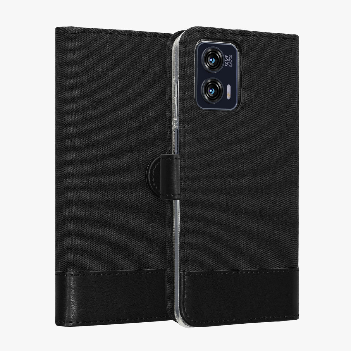 Kunstleder Hülle kompatibel mit Motorola Moto G73 5G