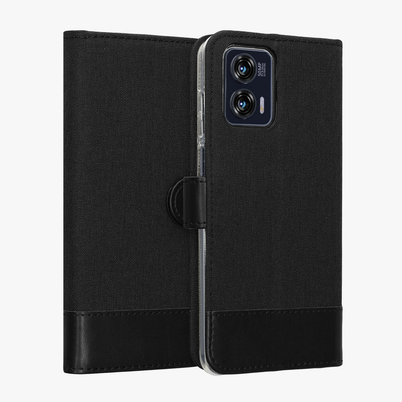 Kunstleder Hülle kompatibel mit Motorola Moto G73 5G