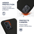 TPU Hülle für Motorola Moto G53 5G in Schwarz matt