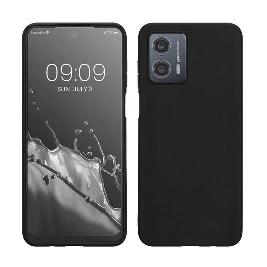 TPU Hülle für Motorola Moto G53 5G in Schwarz matt