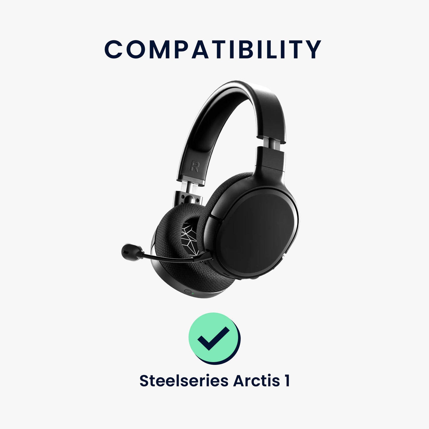 kwmobile Ersatz Kopfhörer Mikrofon kompatibel mit Steelseries Arctis 1 Headset - Gaming Headphones Mikrofon mit 3,5 mm