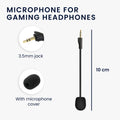 kwmobile Ersatz Kopfhörer Mikrofon kompatibel mit Steelseries Arctis 1 Headset - Gaming Headphones Mikrofon mit 3,5 mm