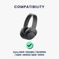 kwmobile Kopfband Abdeckung kompatibel mit Sony MDR-100ABN / WH900N / MDR-XB950/ MDR-1000X Case - Stirnband Polster - Kopfhörer Schutz
