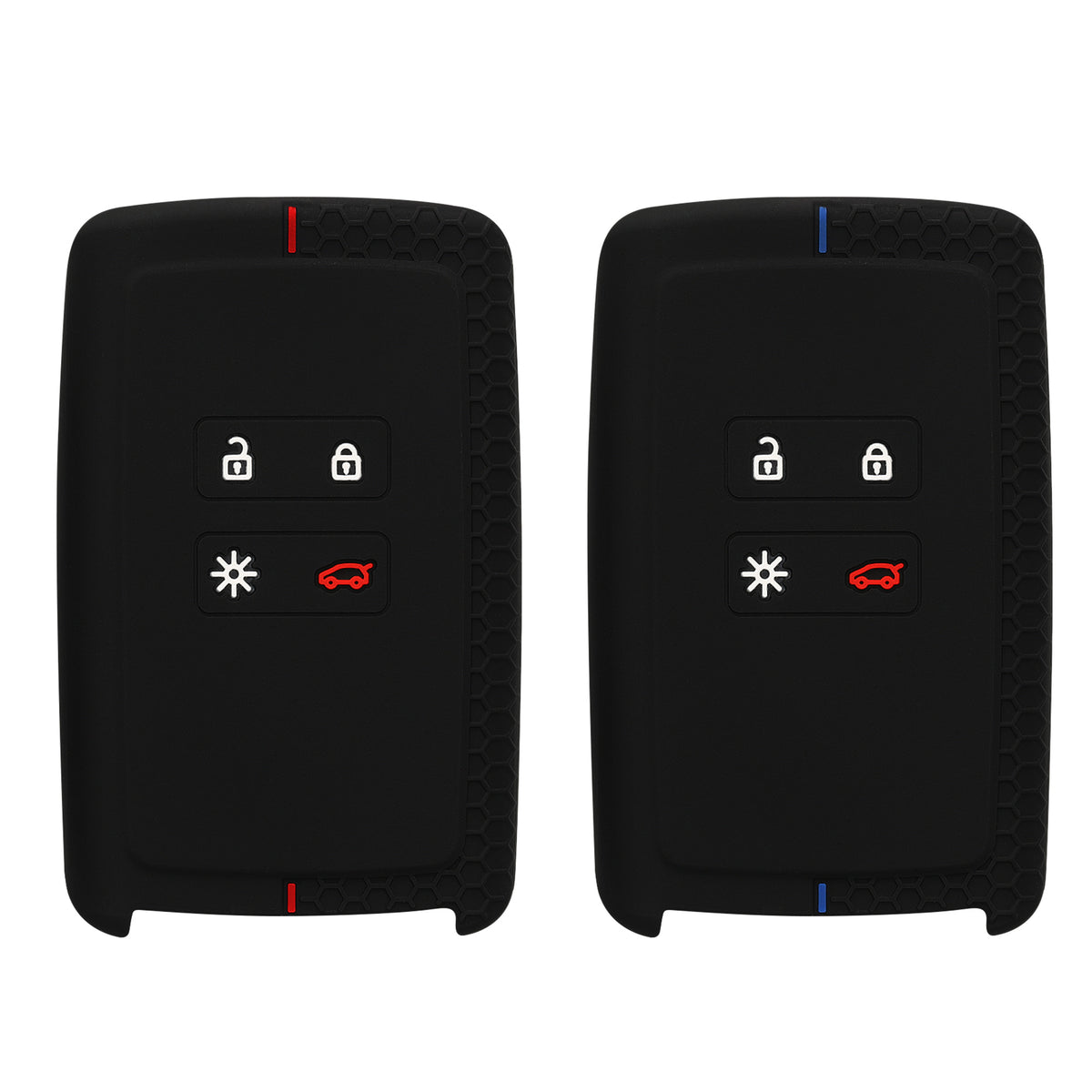 Renault 4-Tasten Smartkey (nur Keyless Go) Autoschlüssel Silikon Schlüsselhülle