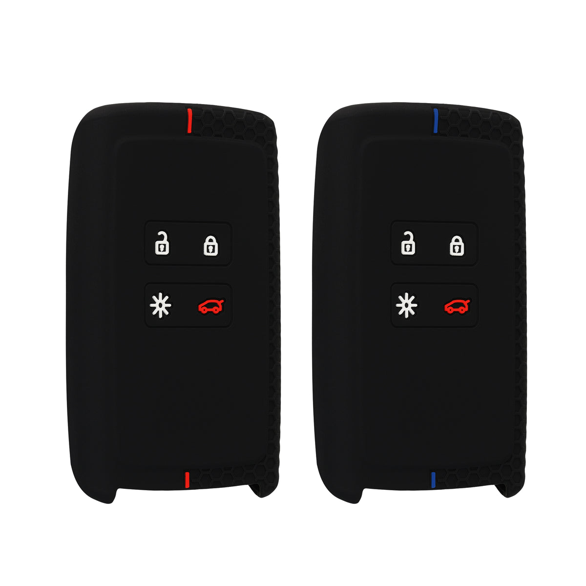 Renault 4-Tasten Smartkey (nur Keyless Go) Autoschlüssel Silikon Schlüsselhülle