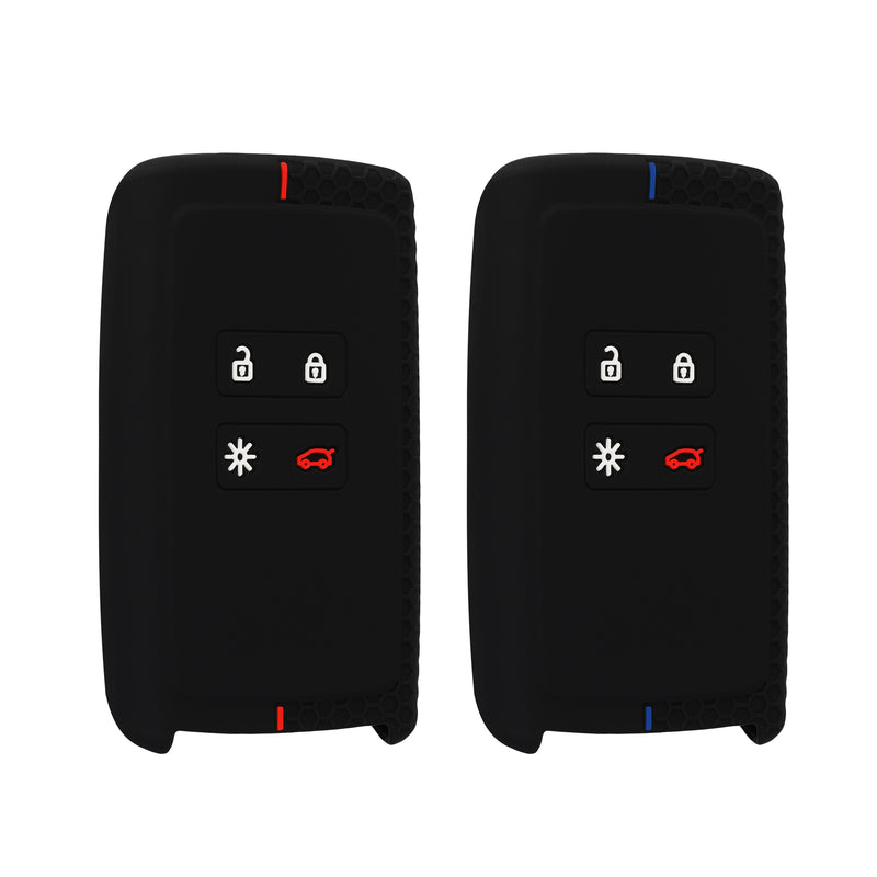 Renault 4-Tasten Smartkey (nur Keyless Go) Autoschlüssel Silikon Schlüsselhülle