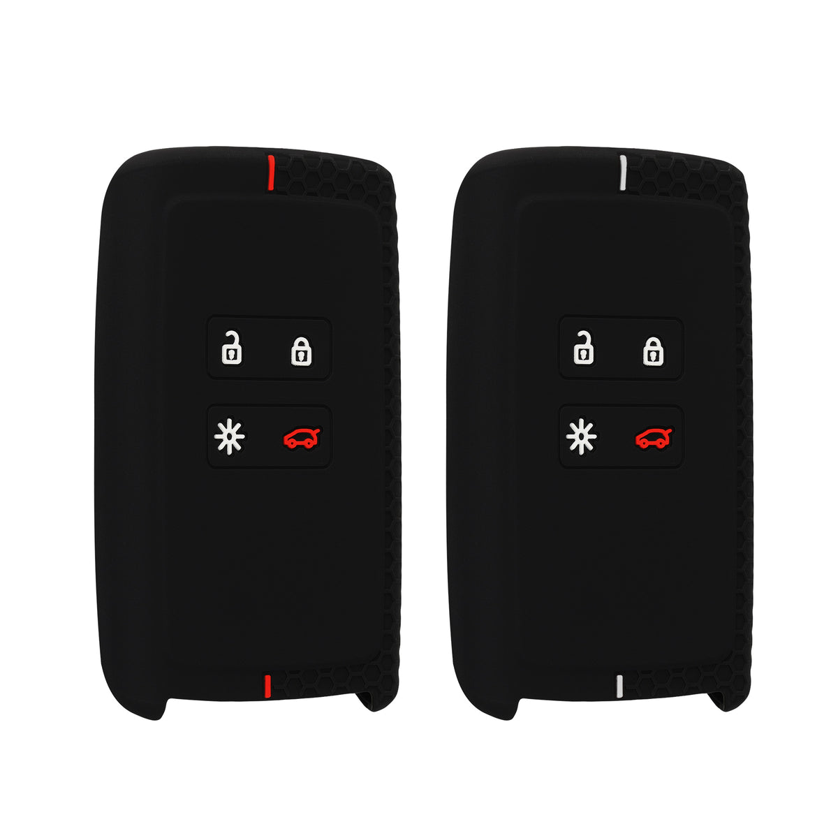 Renault 4-Tasten Smartkey (nur Keyless Go) Autoschlüssel Silikon Schlüsselhülle
