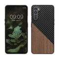 OnePlus Nord Holz Handyhülle Carbon