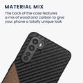 OnePlus Nord Holz Handyhülle Carbon