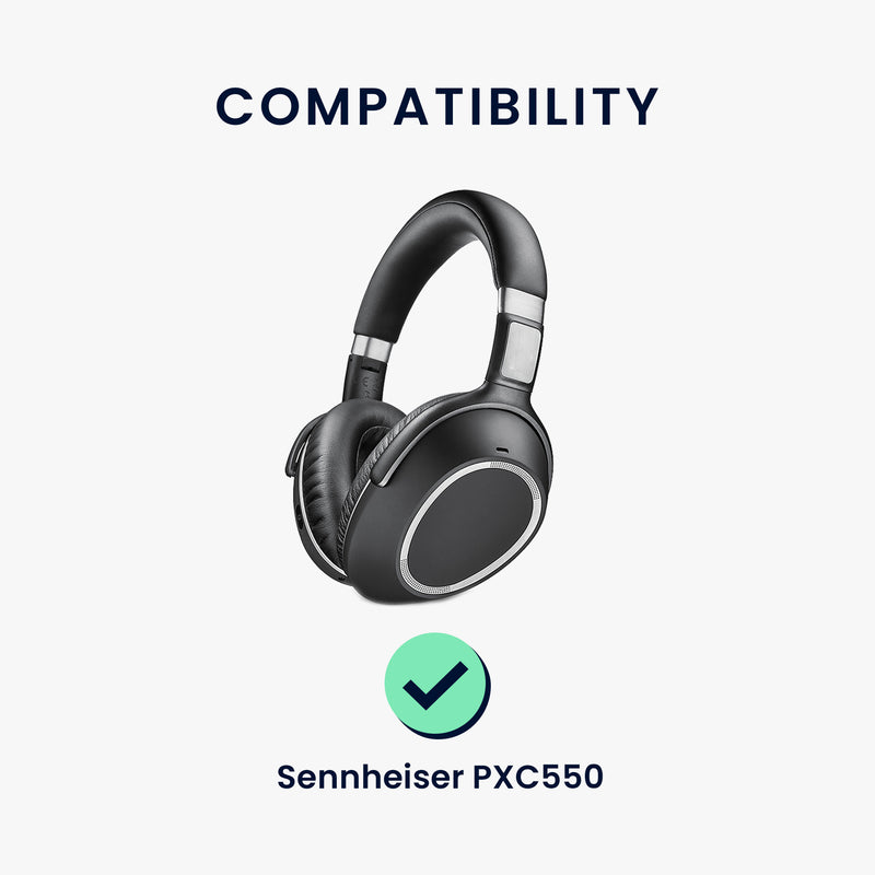 kwmobile Ohr Polster kompatibel mit Sennheiser PXC550 Kopfhörer Ohrpolster Polster für Over Ear Headphones