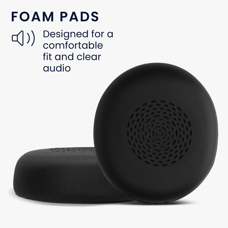 kwmobile Ohr Polster für Jabra Evolve 2 75 Ohrpolster - Ersatz Ohrpolster - Kopfhörer Ersatzteile - Kopfhörer Ersatzpolster für Over Ear Headphones