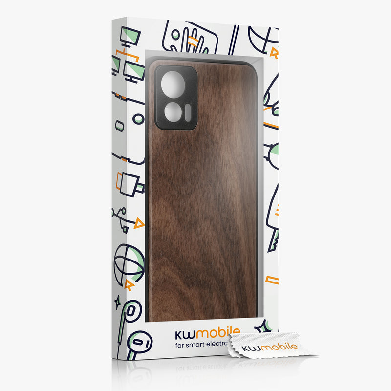 kwmobile Handyhülle für Motorola Edge 30 Neo Hülle - Case mit TPU Bumper - Stoßfestes Hardcase - Schutzhülle Cover