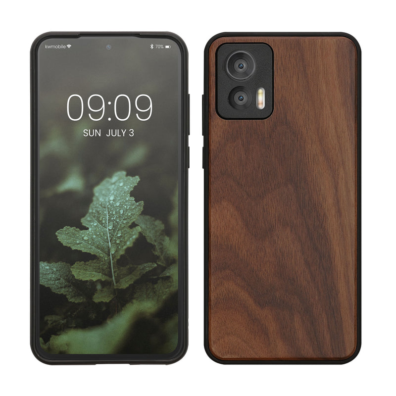 kwmobile Handyhülle für Motorola Edge 30 Neo Hülle - Case mit TPU Bumper - Stoßfestes Hardcase - Schutzhülle Cover