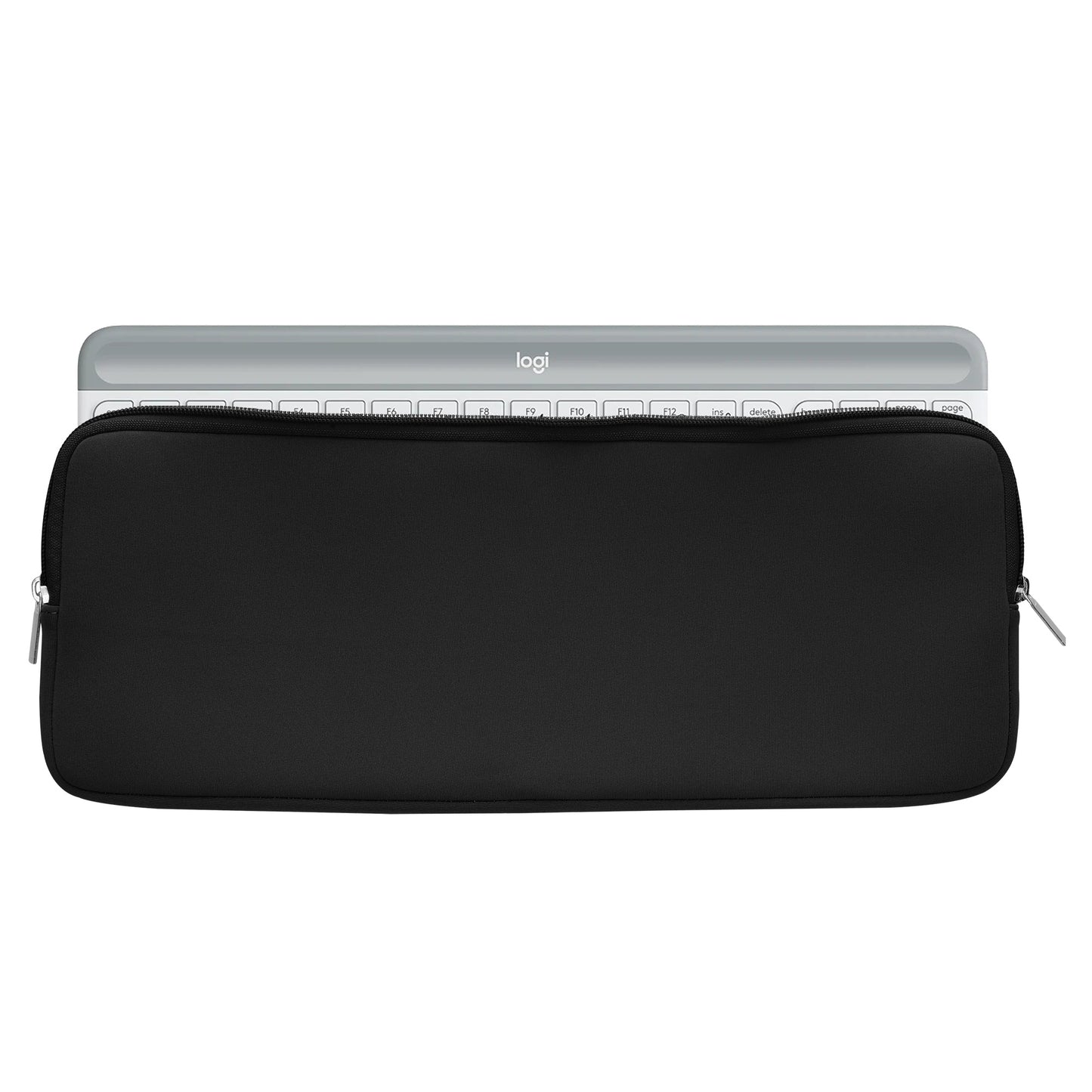 kwmobile Tastatur-Hülle kompatibel mit Logitech MK470 - Neopren Schutzhülle Case Tasche für Tastatur - Neoprentasche für Keyboard - Schwarz Schwarz  