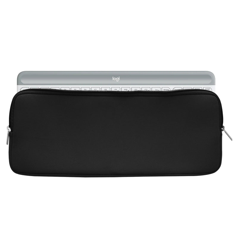 kwmobile Tastatur-Hülle kompatibel mit Logitech MK470 - Neopren Schutzhülle Case Tasche für Tastatur - Neoprentasche für Keyboard - Schwarz Schwarz  