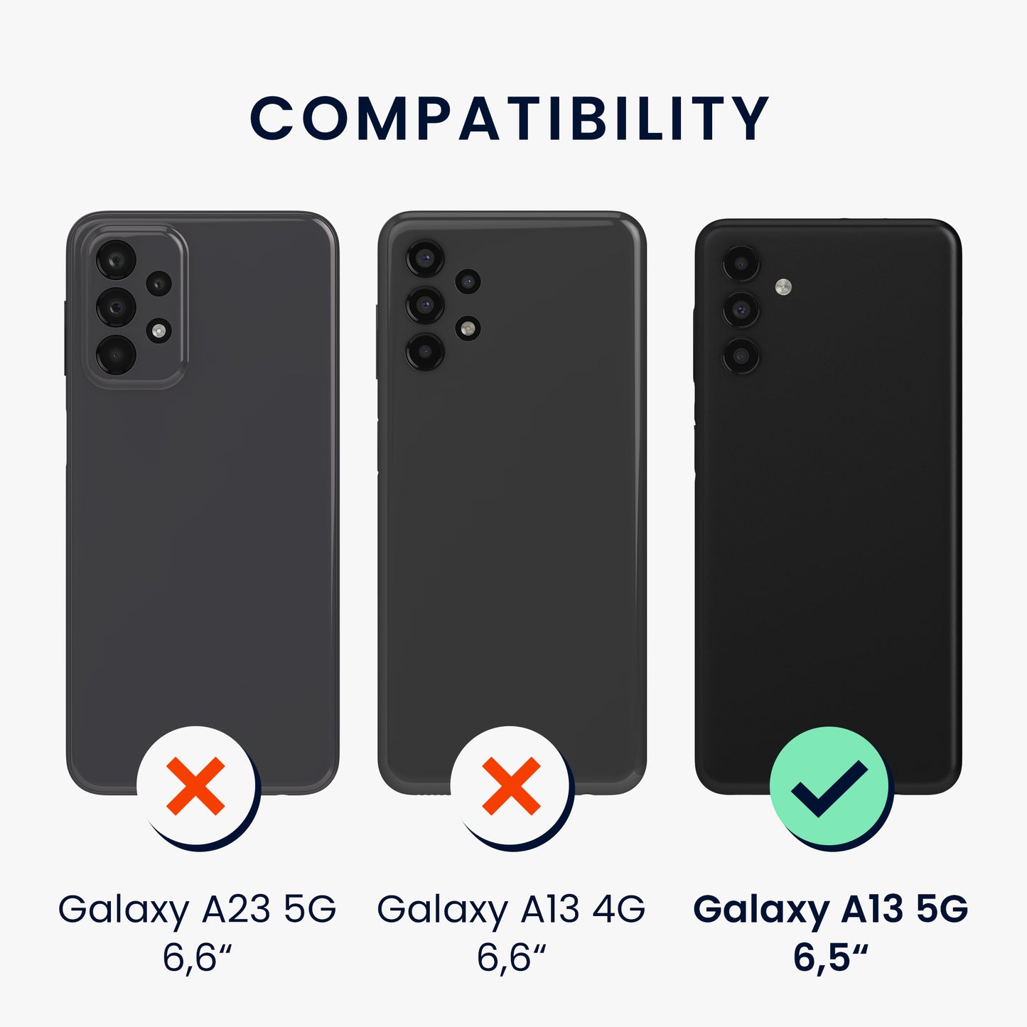 Flip Hülle kompatibel mit Samsung Galaxy A13 5G
