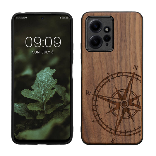 kwmobile Handyhülle für Xiaomi Redmi Note 12 (4G) Hülle - Case mit TPU Bumper - Stoßfestes Hardcase - Schutzhülle Cover