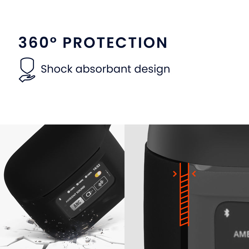 JBL Tour Pro 2 stoßfeste Kopfhörer Hülle mit Karabiner