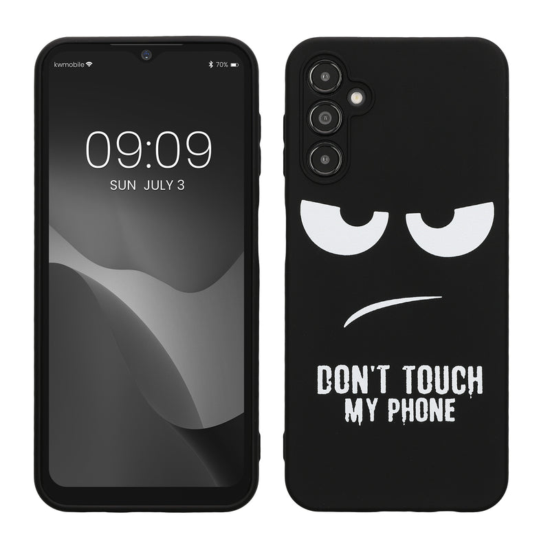 Samsung Galaxy A14 5G Silikon Handyhülle Don't Touch My Phone