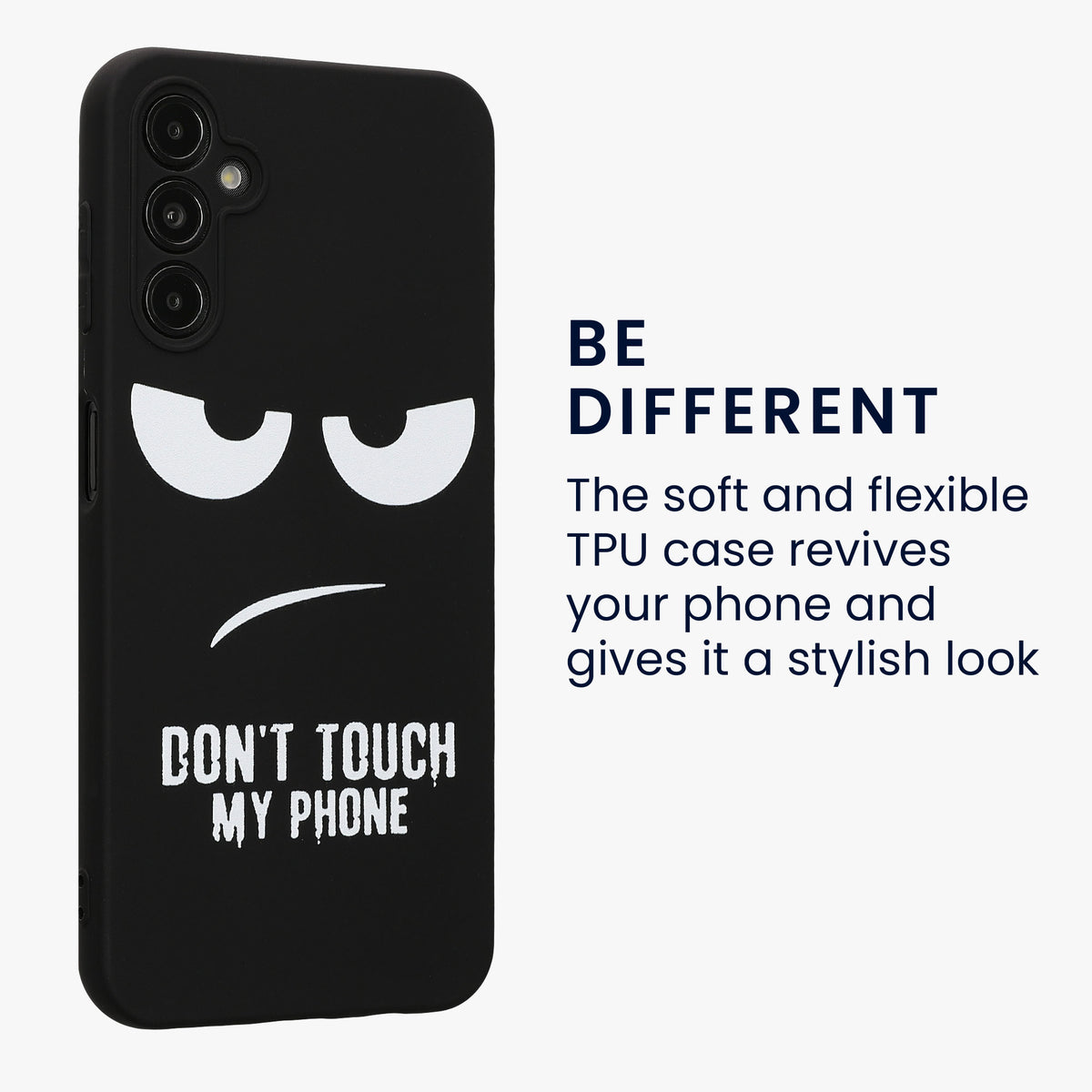 Samsung Galaxy A14 5G Silikon Handyhülle Don't Touch My Phone