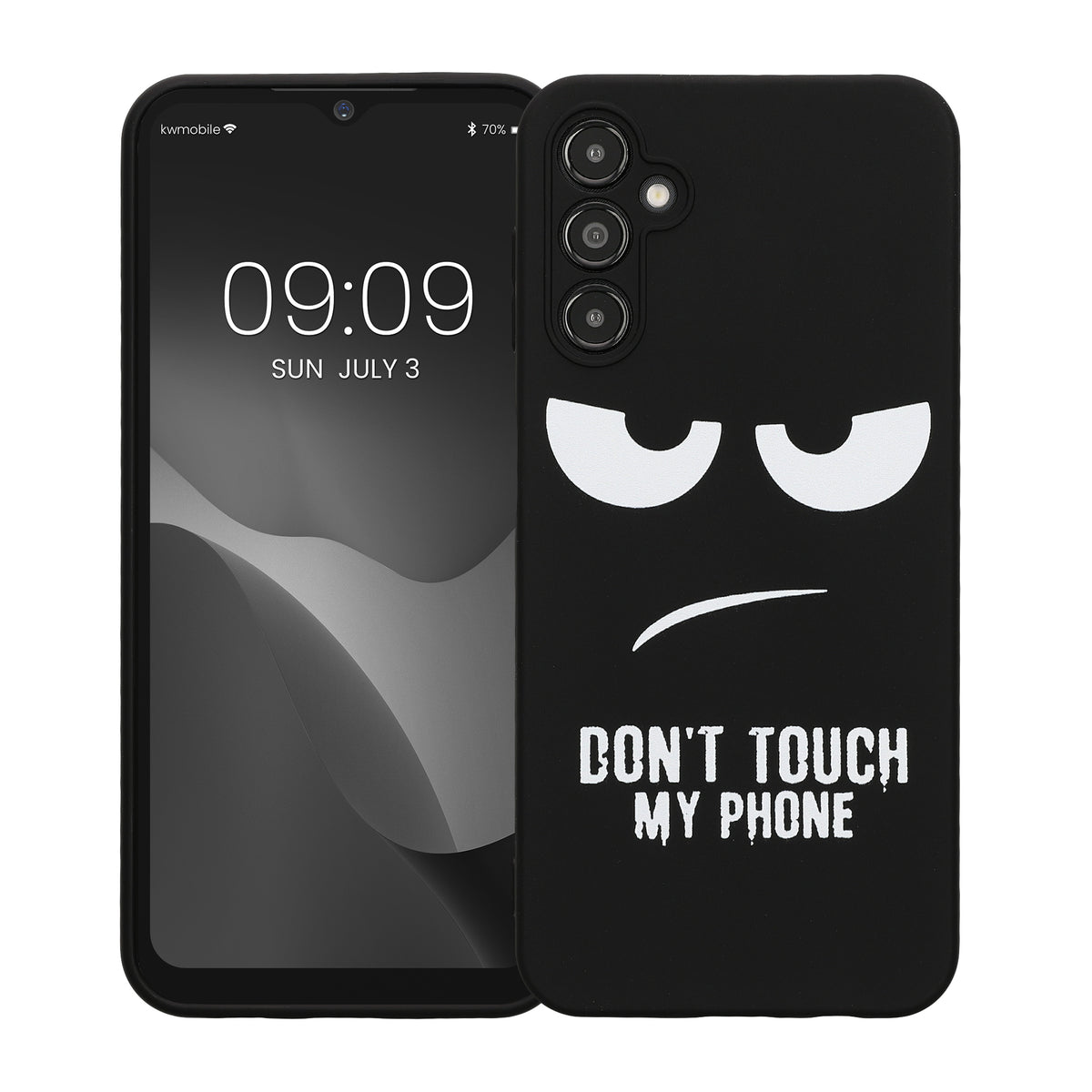 Samsung Galaxy A14 5G Silikon Handyhülle Don't Touch My Phone