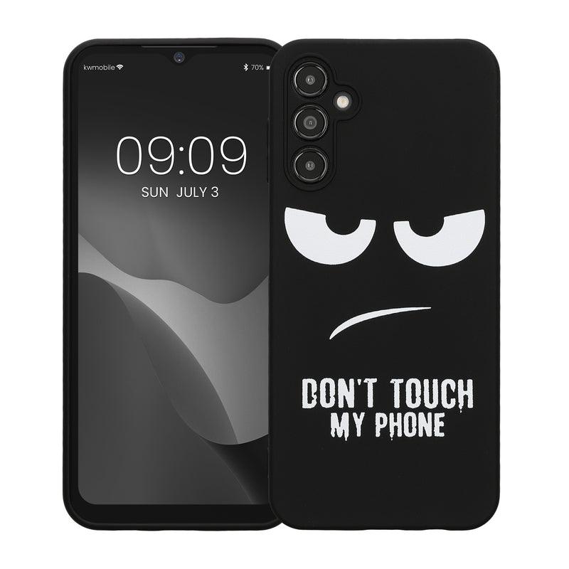 Samsung Galaxy A14 5G Silikon Handyhülle Don't Touch My Phone
