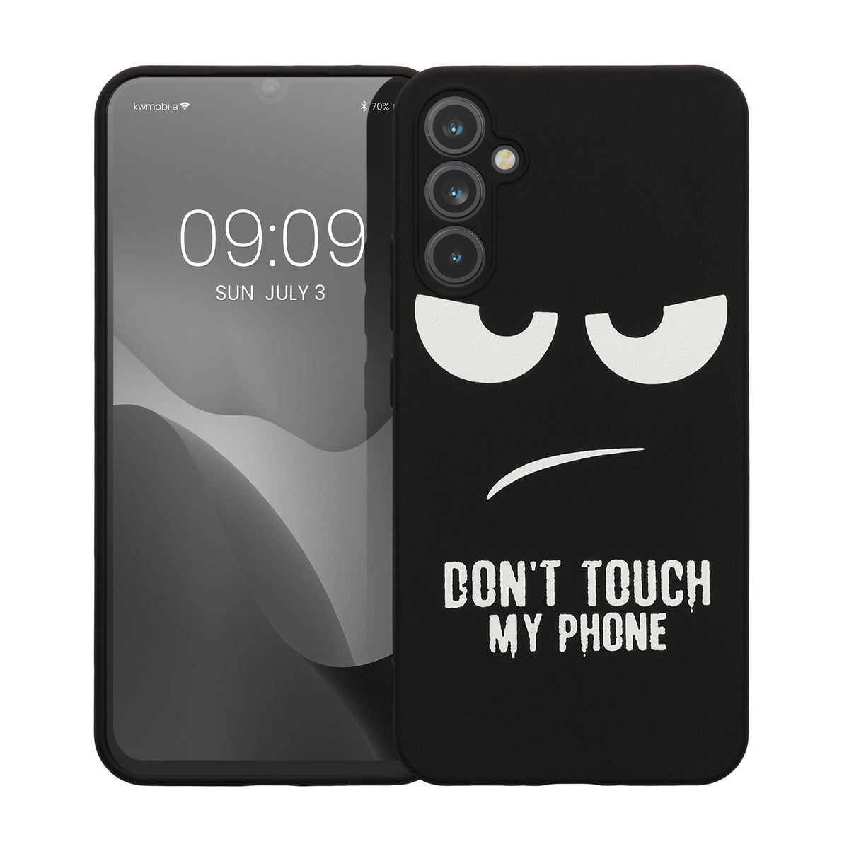 Samsung Galaxy A34 5G Silikon Handyhülle Don't Touch My Phone